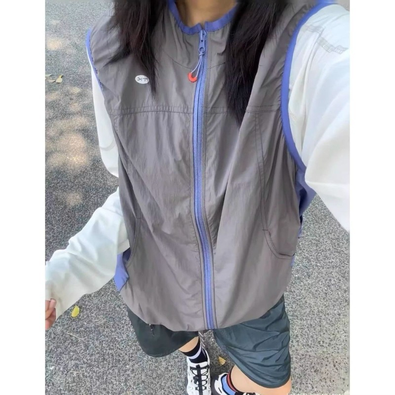 Fishing Vest Jacket - Gilet Sportivo Estivo Y2K Leggero Senza