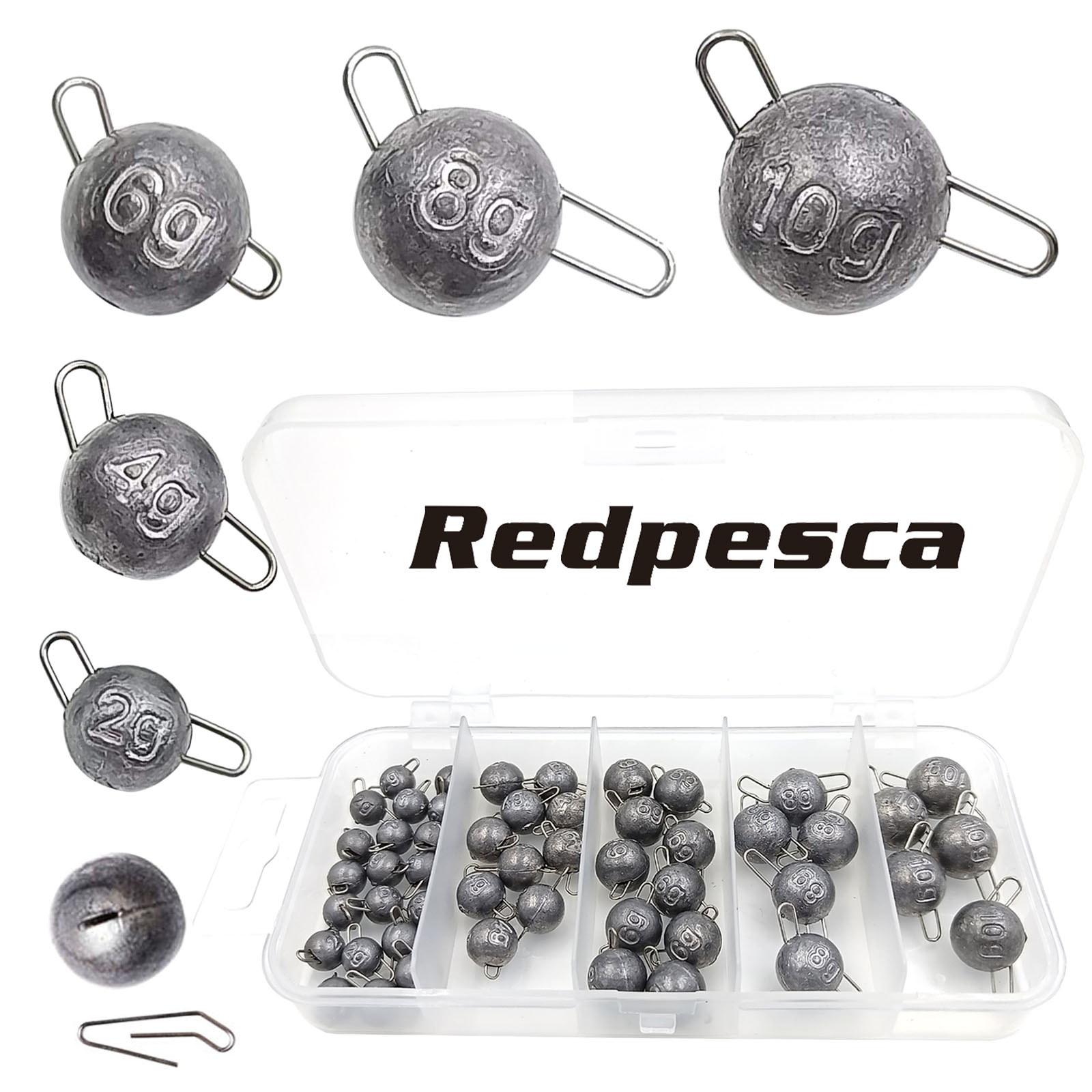 Carp Fishing Tackle - 50/40/35 Cannonball Pesi da pesca Piombini