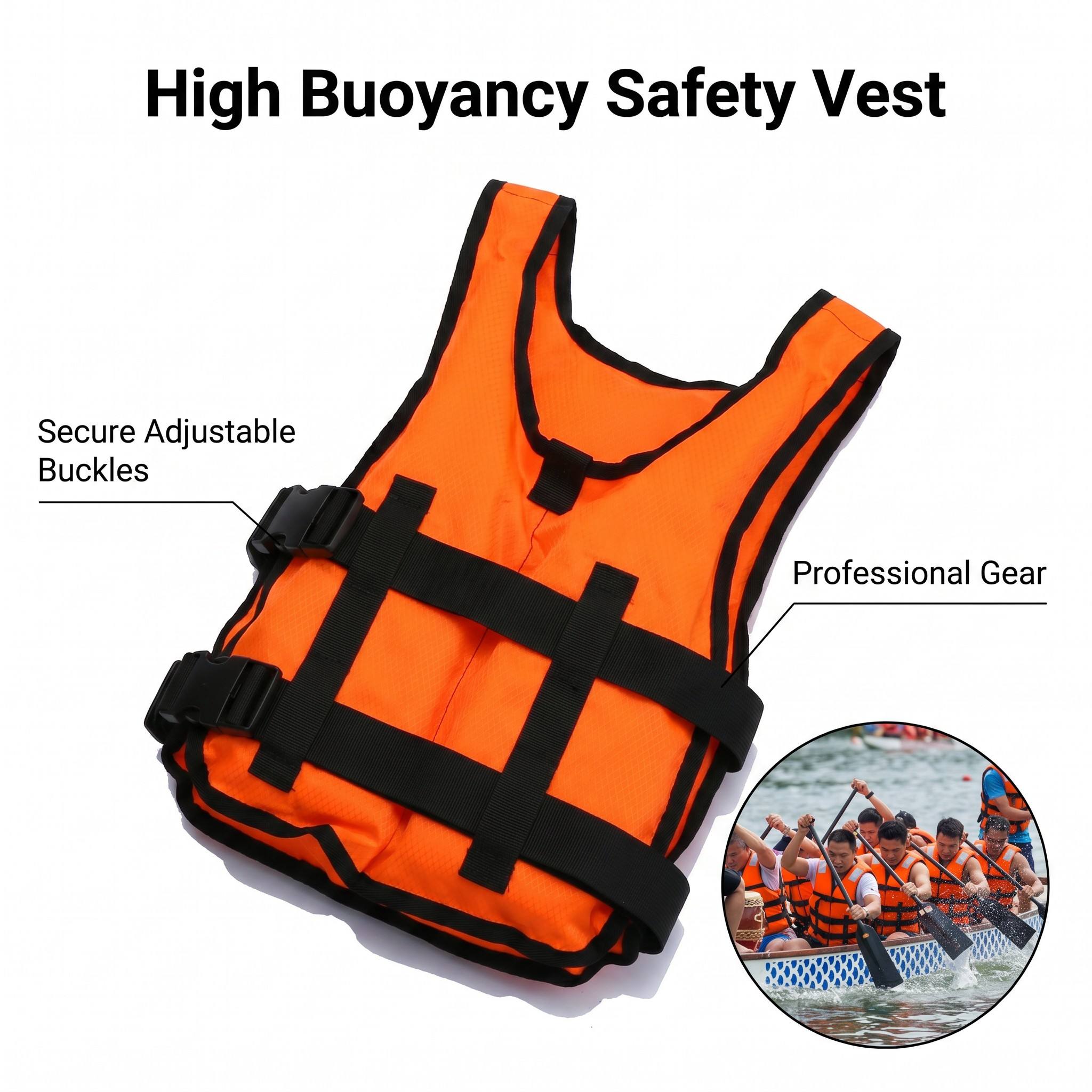 Fishing Vest Jacket - Giubbotto di Salvataggio Regolabile per Adulti,