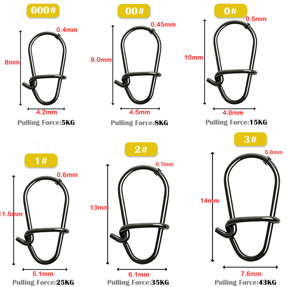 GOBAIT 100 Pezzi Girelle da Pe - Fishing Swivel Connector recensione e prezzo