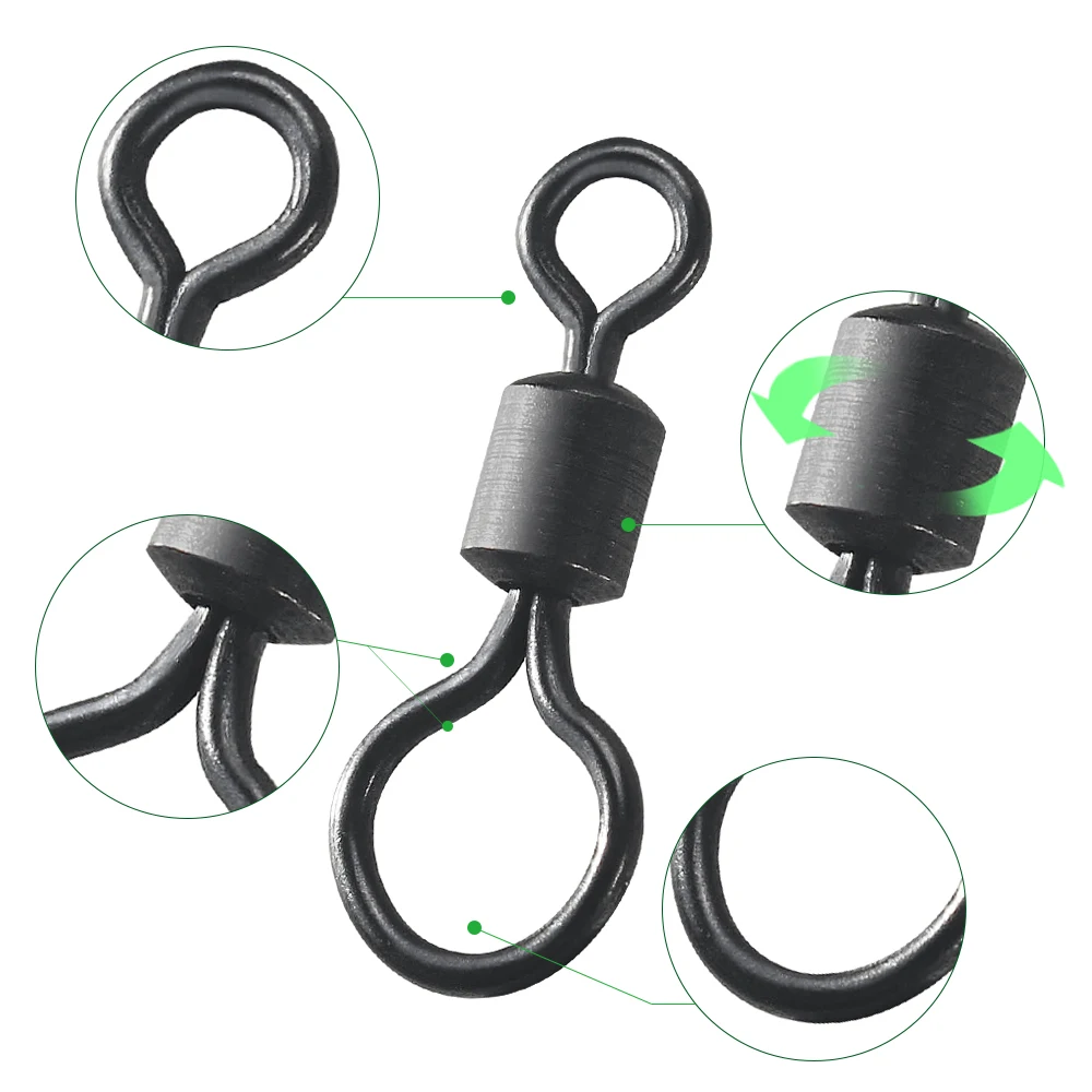 100 pz Girelle da Pesca per Ca - Carp Fishing Tackle recensione e prezzo